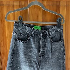 SR VS Sandrine Rose the Virgin Label size 26 Black Washed Jeans